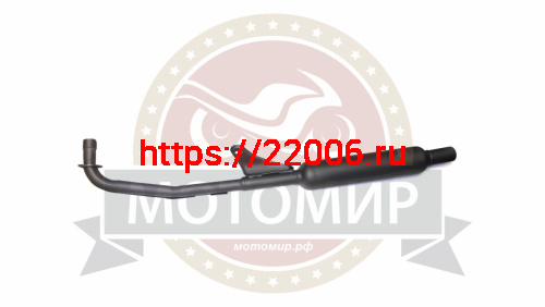 Глушитель VEGA в сборе с коленом фото 2