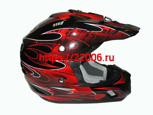 Мотошлем THH TX-12 №3 black/ red (L) kids