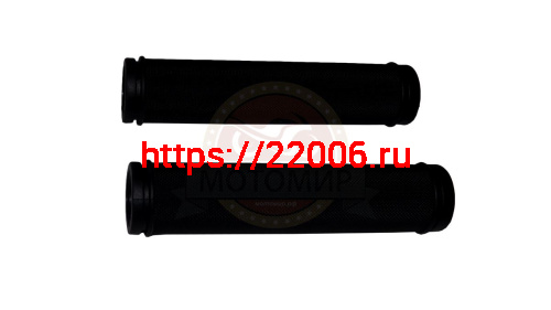 Грипсы для велосипеда 130мм, резина, с упором (d-22,2), черные фото 2 Грипсы для велосипеда 130мм, резина, с упором (d-22,2), черные фото 2