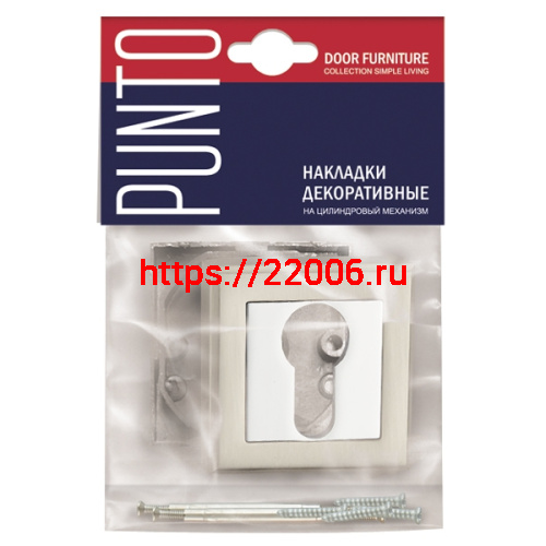 Накладка Punto (Пунто) под цилиндр ET.K.QL52 (ET QL) BL-24 черный фото 2