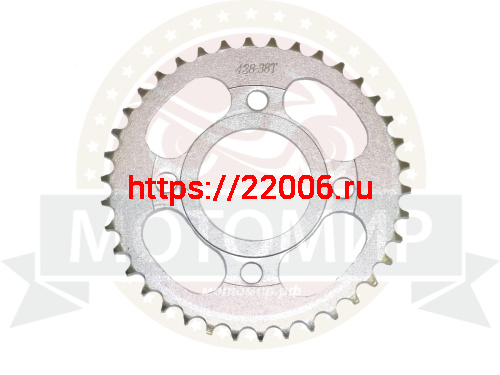 Венец (Z38) 428 (d58mm - 4 x 63mm) CG/CB HUNTER на колесо Старого обр.