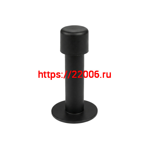 Упор Punto (Пунто) дверной настенный DFIX/W85 INOX BL-24 черный