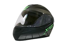Шлем TVS RACING (Индия) XPOD DULL BLACK NEON GREEN размер M