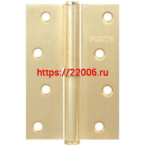 Петля Punto (Пунто) съемная IN4100SR-HD PB правая (113/HD-4) латунь ПОДВЕС Петля Punto (Пунто) съемная IN4100SR-HD PB правая (113/HD-4) латунь ПОДВЕС