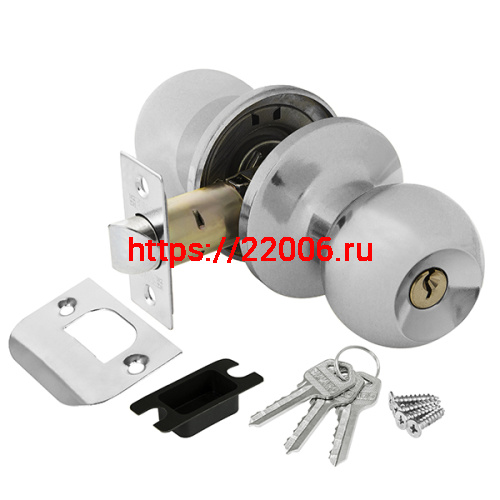 Ручка Fuaro (Фуаро) защелка DK672/BL CP-ET (672/BL CP-E) ( кл/фик.) хром