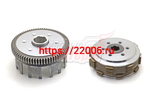 Сцепление в сборе 167FMM(250CC)(7 дисков сцепления, лепестки барабана ступенчатые, с 6-ю болтами) Сцепление в сборе 167FMM(250CC)(7 дисков сцепления, лепестки барабана ступенчатые, с 6-ю болтами)