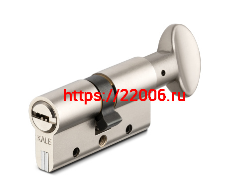 Цилиндровый механизм Kale kilit (Кале килит) с вертушкой 164 DBM-E/70 (30+10+30) mm никель 5 кл.