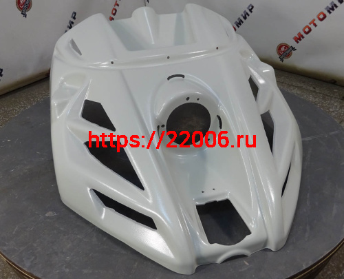 Капот Буран Т4 белый (верхняя часть капота) (110701021)  ЦЕНТРПЛАСТ (материал АБС пластик)