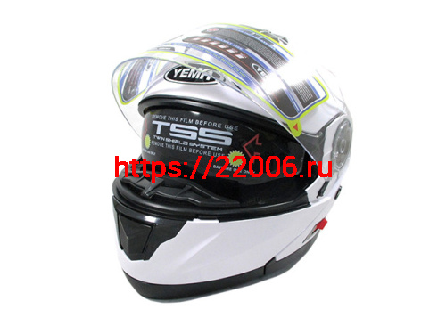 Мотошлем YM-926 белый (S)