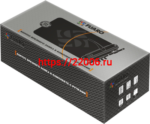 Замок цилиндровый Fuaro (Фуаро) с в комплекте с ручкой LOCKSET.1511W/B (SET F1511W/B) AB бронза фото 2