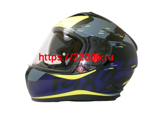 Шлем TVS RACING (Индия) STREET D/V DULL BLACK M.BLUE размер M, + пинлок в комплекте, очки фото 2 Шлем TVS RACING (Индия) STREET D/V DULL BLACK M.BLUE размер M, + пинлок в комплекте, очки фото 2