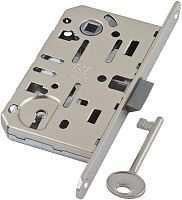 B01101.50.34 AGB (АГБ) Корпус врезного замка под ключ (матовый хром) MEDIANA EVOLUTION