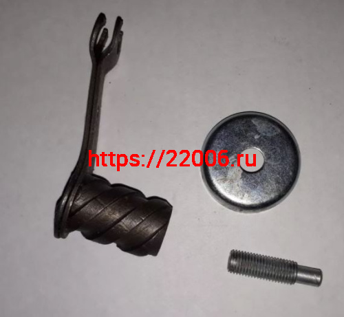 Червяк Иж с рычагом сцепления в сборе (Завод, ИжМаш) Червяк Иж с рычагом сцепления в сборе (Завод, ИжМаш)