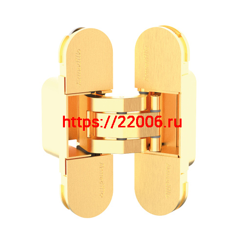 Петля Armadillo (Армадилло) скрытой установки U3D2000.TG FSG флор. золото Петля Armadillo (Армадилло) скрытой установки U3D2000.TG FSG флор. золото