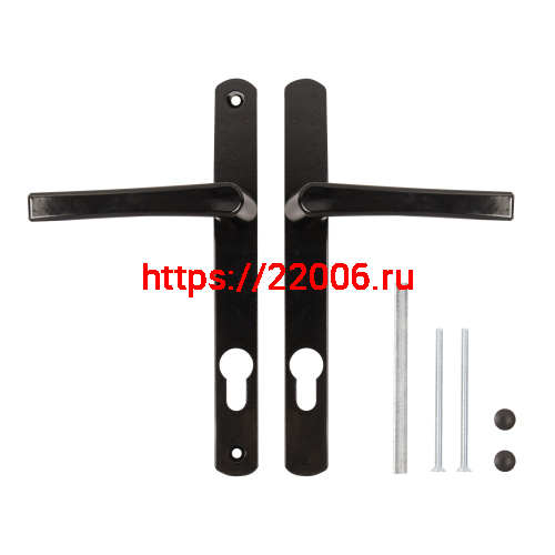 Ручка Punto (Пунто) на планке HANDLE.85.25.67-75 RAL 9005 черный фото 3