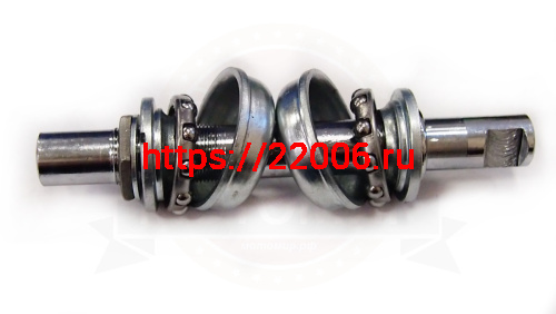 Кареточный узел в сборе (резьбовой, подшипник 3/16*11, чашки D-35мм + пыльник) JKB03 (EBA-03) фото 2 Кареточный узел в сборе (резьбовой, подшипник 3/16*11, чашки D-35мм + пыльник) JKB03 (EBA-03) фото 2