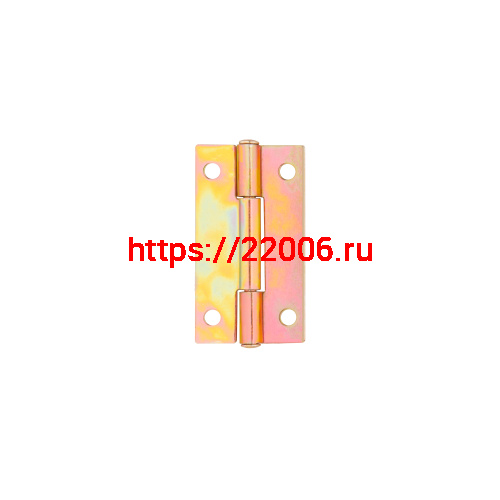 Петля Ajax (Аякс) карточная универсальная LM/IN22x35x1U YZN желтый цинк (2 шт)