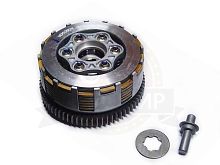 Барабан сцепления CB250 см3 Zongshen ZS 170MM-2 в сборе (8 паз+8 полупаз) 6 болт 7 диск (100103318)