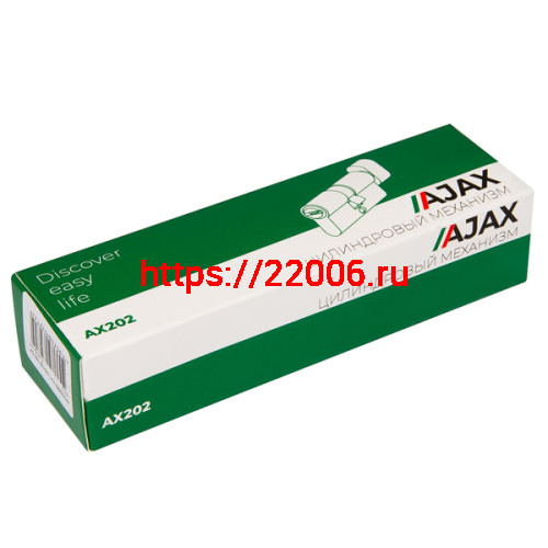 Цилиндровый Ajax (Аякс) механизм (AX202/80) AX2002Knob80 (30+10+40) CP хром с вертушкой фото 2 Цилиндровый Ajax (Аякс) механизм (AX202/80) AX2002Knob80 (30+10+40) CP хром с вертушкой фото 2