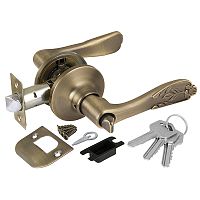 Ручка Punto (Пунто) защелка DK633 MAB-ET (6033 MAB-E) (кл./фик.) мат.бронза