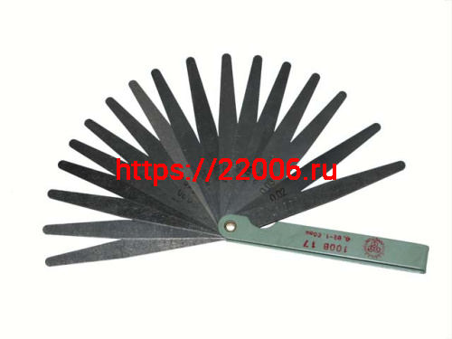 Набор щупов для регулировки клапанов (0.05-1.00 мм)