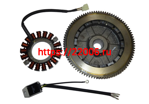 Комплект электрооборудования для 2V78F-2 20А, 214Вт, 12В, для ЭЛ стартера, выпрямитель