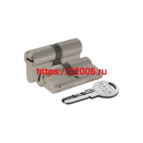 Цилиндровый Kale kilit (Кале килит) механизм 164 SN/80 (30+10+40) mm никель 5 кл.