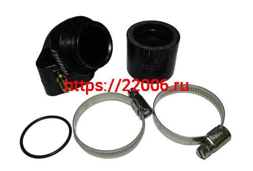 Патрубок карбюратора (впускной) 27 мм, QG-GY6QGZJ, для карб. GY6 + переходник 32 мм Патрубок карбюратора (впускной) 27 мм, QG-GY6QGZJ, для карб. GY6 + переходник 32 мм