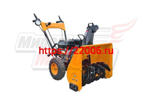 Снегоуборщик GardenPro  7 л.с KCM24 (ширина 61см,высота 51см, 4вперед/1назад, электро/ручн.старт, 13x4.10-6, 212сс ZONGSHEN 170F, 51кг)