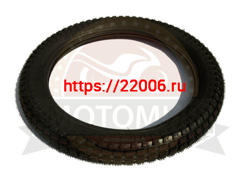 Покрышка 17" 3.00-17 Р6078, без камеры, мотоцикл, WANDA фото 3