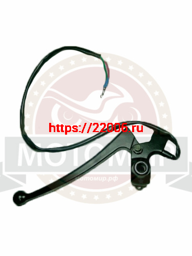 Рычаг сцепления VORTEX CITY в сборе с кронштейном, черный под зеркала (НАБОР) Рычаг сцепления VORTEX CITY в сборе с кронштейном, черный под зеркала (НАБОР)