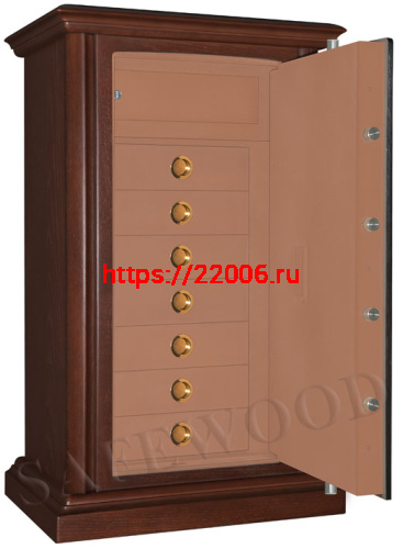 Сейф Safewood 112EL Flock Chrome (7 лотков) фото 2 Сейф Safewood 112EL Flock Chrome (7 лотков) фото 2