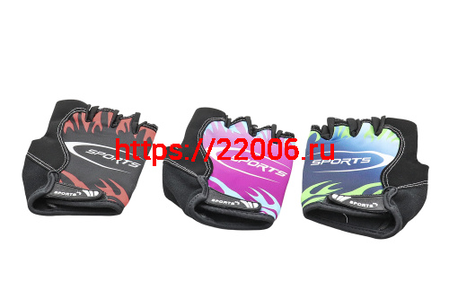 Перчатки без пальцев с гелиевыми вставками "SPORTS" (разные цвета) фото 2 Перчатки без пальцев с гелиевыми вставками "SPORTS" (разные цвета) фото 2