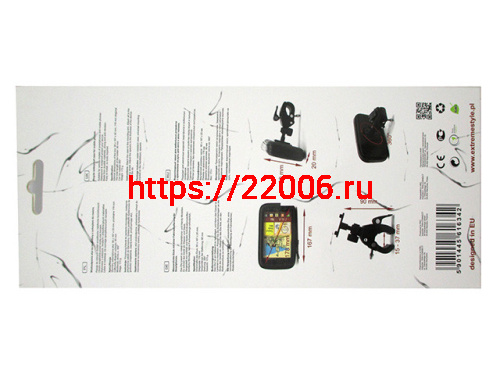 Водоотпорный чехол "SMART 6" с креплением на руль для смартфонов Водоотпорный чехол "SMART 6" с креплением на руль для смартфонов