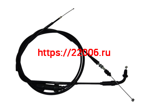 Трос газа L-2230/1980мм, ход-110/50мм, 2T Honda Lead 90 (двойной) 0214 Трос газа L-2230/1980мм, ход-110/50мм, 2T Honda Lead 90 (двойной) 0214