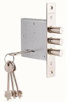 Замок Guardian (Гардиан) врезной сувальдный ЗВ 10.01 (без отв. планки), 4 кл. /128:3930/