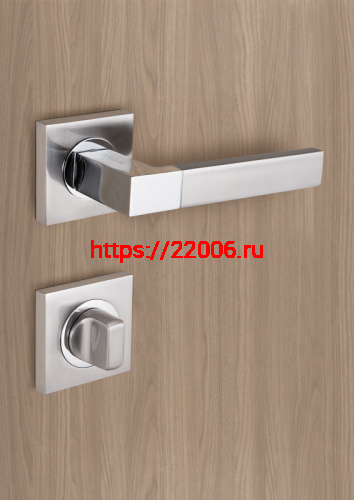 Ручка Fuaro (Фуаро) раздельная K.KM52.ETHNO (ETHNO KM) SN/CP-3 матовый никель/хром фото 2