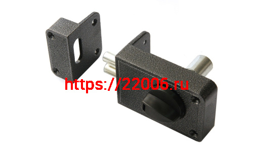 Замок Zenit (Зенит) накладной ЗН2-3 (серебро)