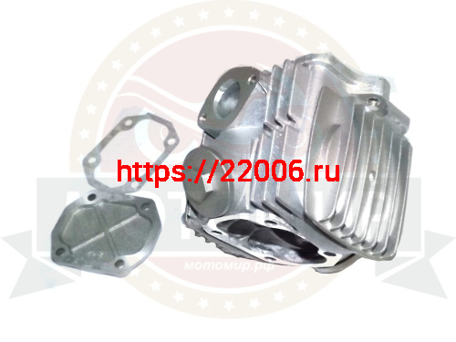 Головка цилиндра "Альфа, Zodiak" в сборе 52 мм (110 см3) (клапана, распр 28 зуб.., коромысло и т.д.) фото 3 Головка цилиндра "Альфа, Zodiak" в сборе 52 мм (110 см3) (клапана, распр 28 зуб.., коромысло и т.д.) фото 3