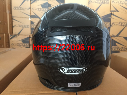 Шлем открытый 3/4 COBRA JK513, серый карбон(1), размеры M фото 2 Шлем открытый 3/4 COBRA JK513, серый карбон(1), размеры M фото 2