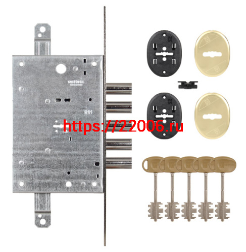 Замок Mottura (Моттура) врезной сувальдный 52.783 (универсальный), без накл. фото 2
