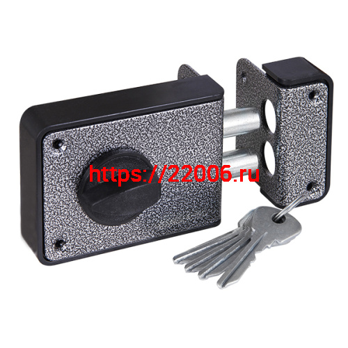 Замок Zenit (Зенит) накладной ЗН 1-3-1 серебро