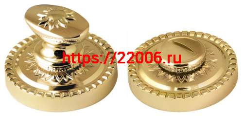 Ручка Armadillo (Армадилло) поворотная BK6.R.CL55 (BK6/CL) GOLD-24 золото 24К