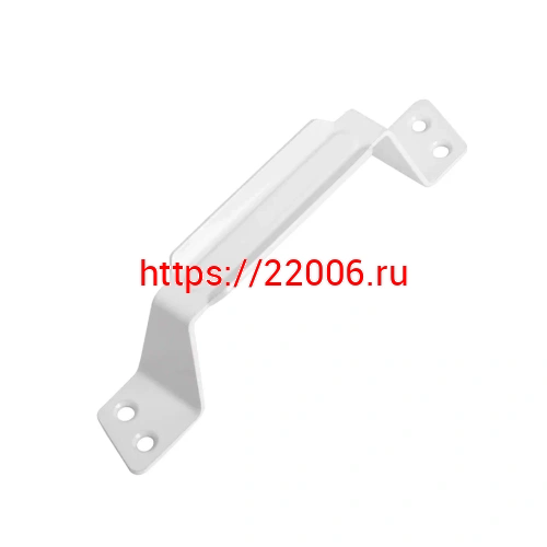 Ручка-скоба РС-80-2 белая (пакет)