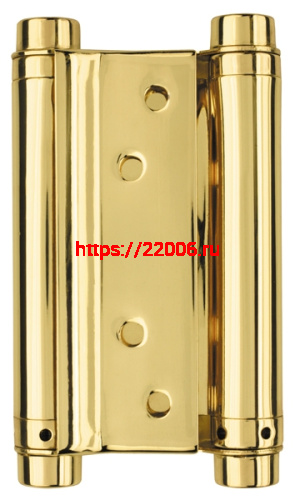 Петля Armadillo (Армадилло) пружинная двусторонняя BH586SS (125*86*1.5) GP (DAS SS 201-5") золото Петля Armadillo (Армадилло) пружинная двусторонняя BH586SS (125*86*1.5) GP (DAS SS 201-5") золото