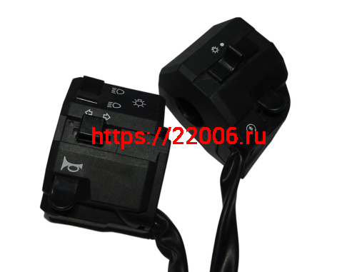 Переключатель Баджадж Боксер 150 правый/левый с проводом JB401400/PF401408 (аналог) фото 2 Переключатель Баджадж Боксер 150 правый/левый с проводом JB401400/PF401408 (аналог) фото 2