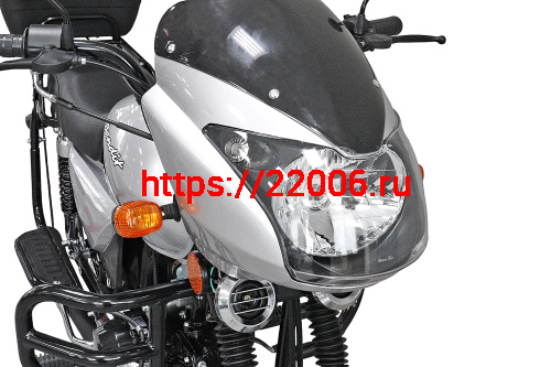 Мопед KT50 Alpha "Пегас" РЕСТАЙЛИНГ (Тюнинг) компл:ЛЮКС с обтекателем фары ЧЕРНЫЙ ГЛЯНЦЕВЫЙ фото 2