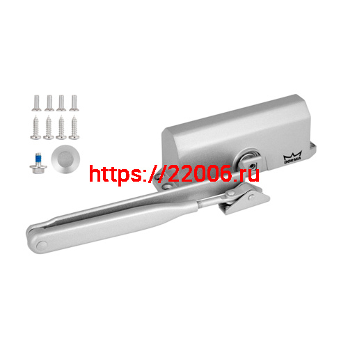 Доводчик Dorma (Дорма) дверной TS 77 EN3, с рычажной тягой, серый фото 4