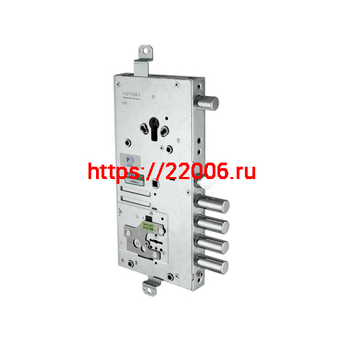 Замок Mottura (Моттура) врезной двухсистемный 54.J919M-D MyKey (правый), перекод. с торца, кл. 60 мм, без накл.