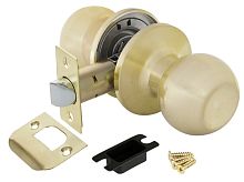 Ручка Fuaro (Фуаро) защелка DK672/BL SB-PS (672/BL SB-P) ( без фик.) мат. золото